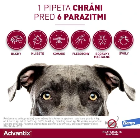 Advantix Spot-on pour les chiens de plus de 25 kg 4 ml