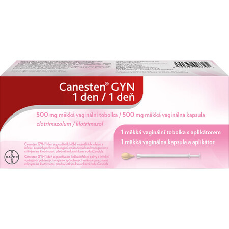 Canesten GYN 1 Tag 500 mg, Vaginalweichkapsel 1 St.