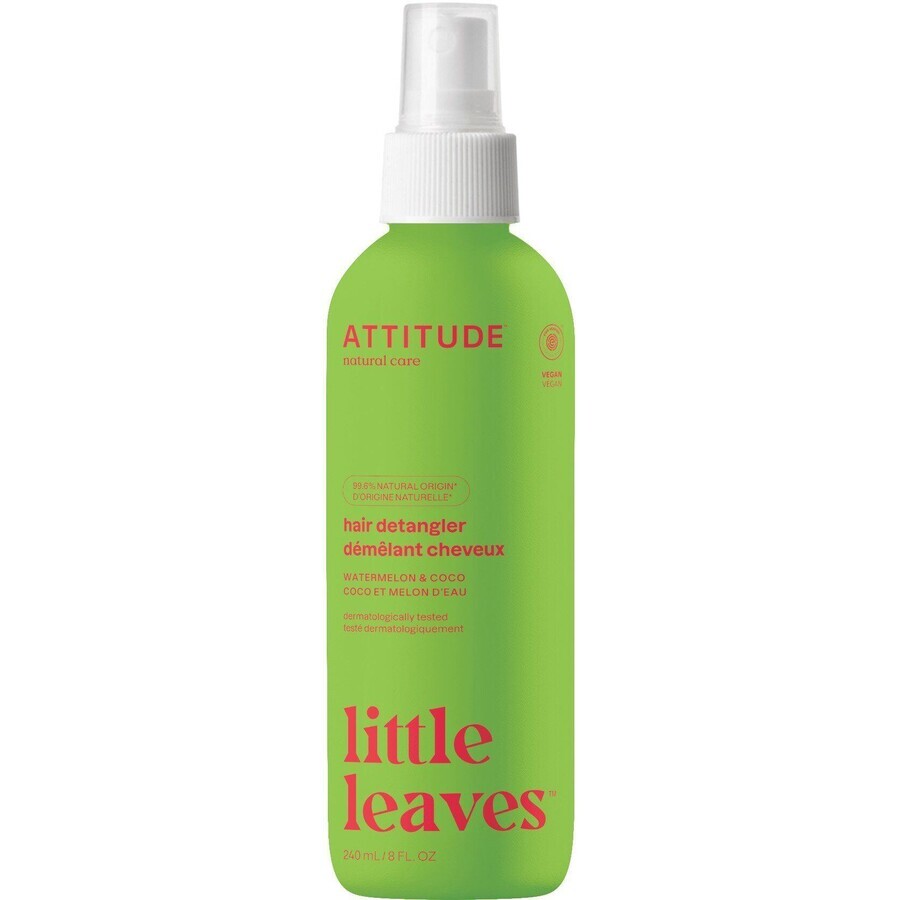 Attitude Baby's hair easy démêlant spray Little Leaves au goût de melon et de noix de coco, 240 ml