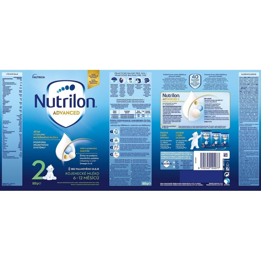 Nutrilon 2 Advanced 800 g