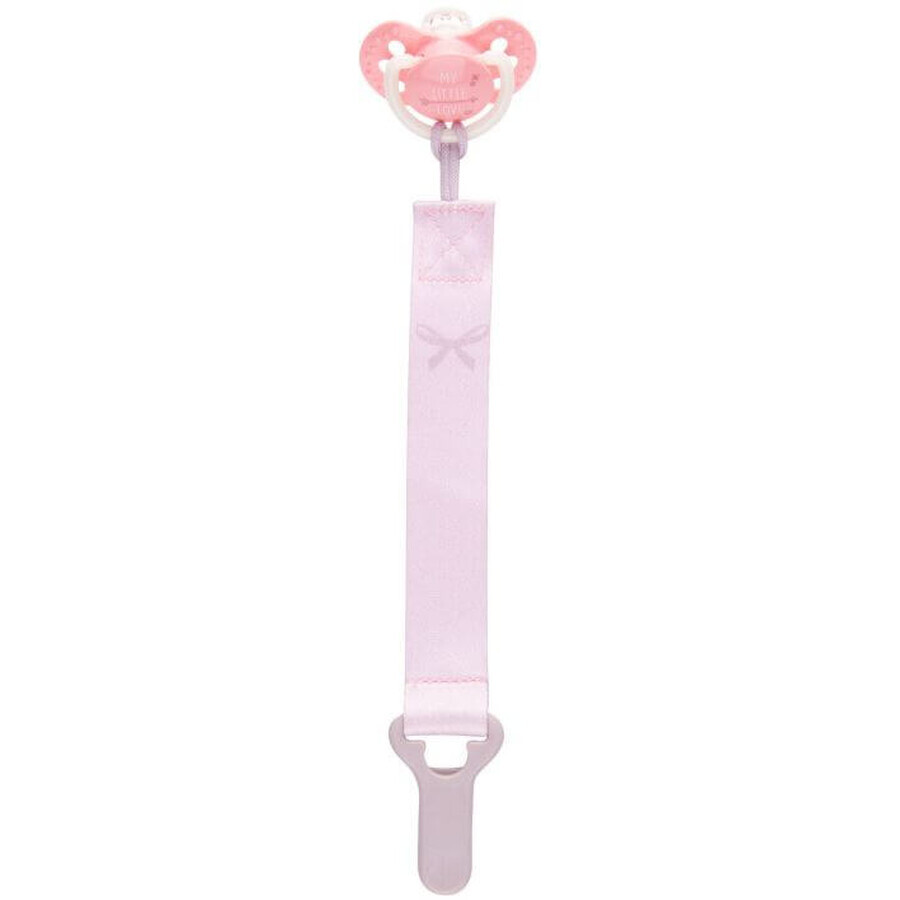 LOVI Baby Shower Soother Lint met clip, meisje