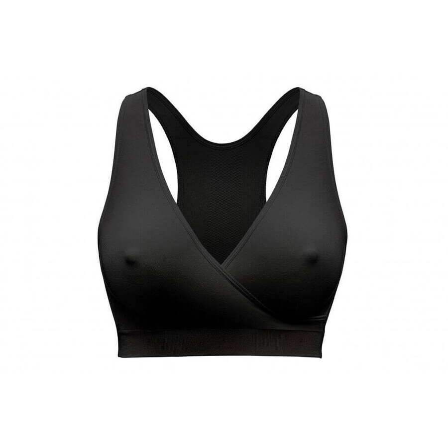 Maternity and nursing night bra Medela Keep Cool Black S