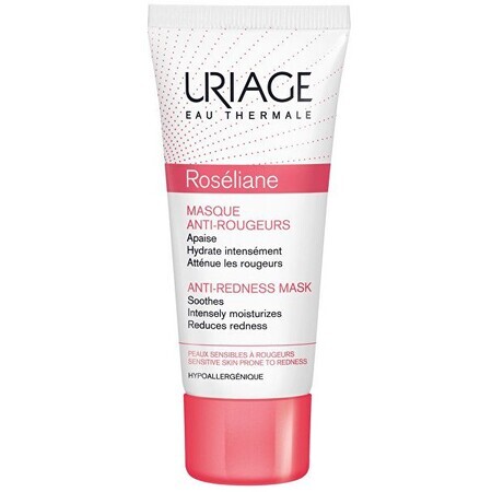 Masque d'Uriage pour peaux sensibles et sujettes aux rougeurs (Roseliane Masque) 40 ml