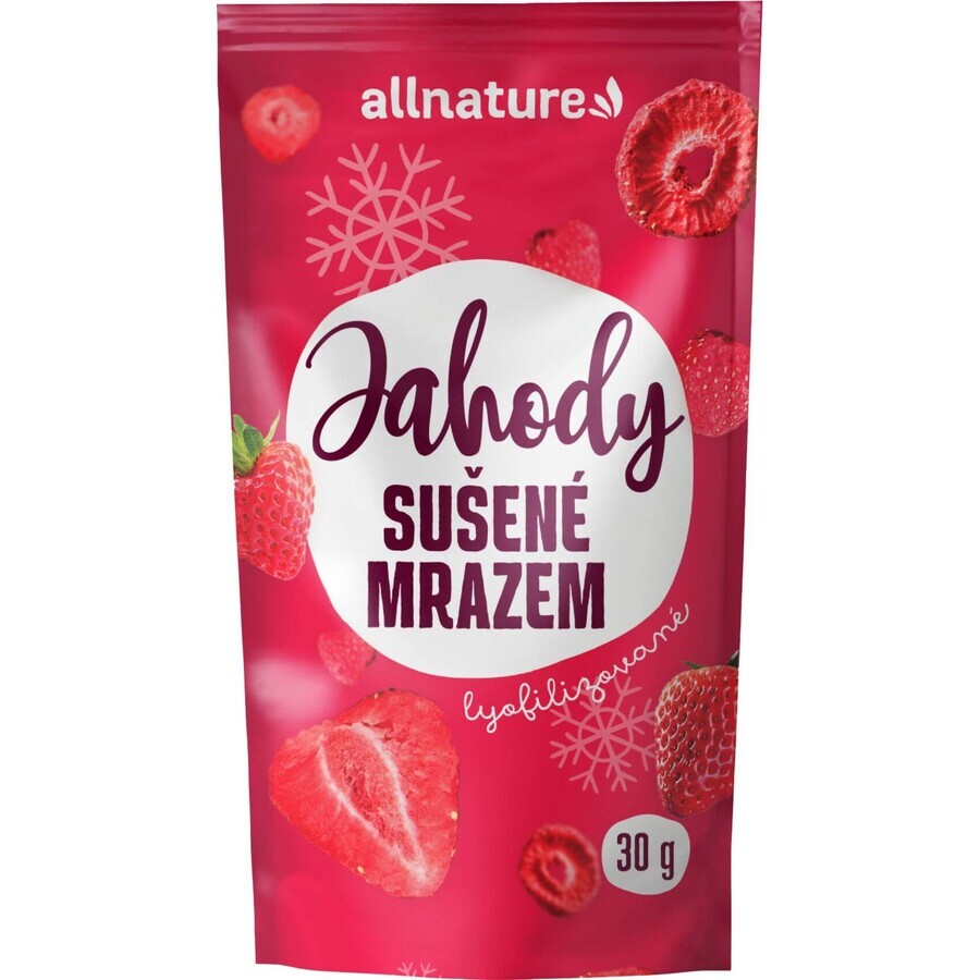 Allnature gefriergetrocknete Erdbeeren 30 g