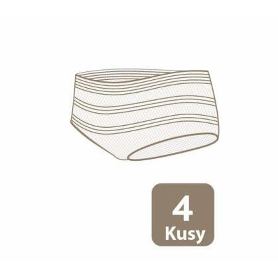 Chicco Postpartum Mesh Mesh Elastic Briefs 4 Stück