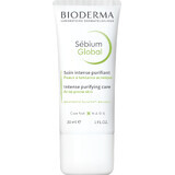 Bioderma Sébium Crème globale efficace pour toutes les causes d'acné 30 ml