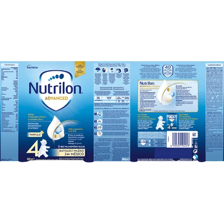Nutrilon 4 Advanced Toddler lapte praf vanilie 800 g
