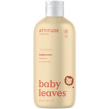 Attitude Baby Bath Mousse au jus de poire 473 ml