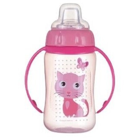 Canpol Baby Training Cup mit Griffen Cute Tiere Kitty Katze 320 ml