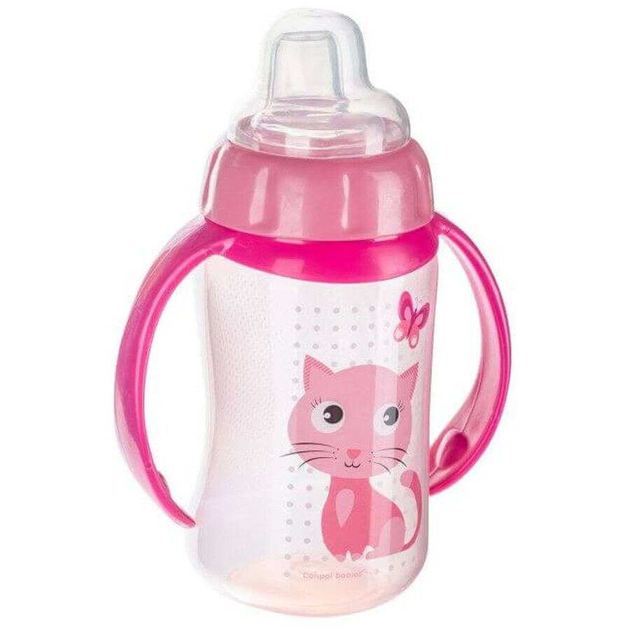 Canpol Baby Training Cup mit Griffen Cute Tiere Kitty Katze 320 ml