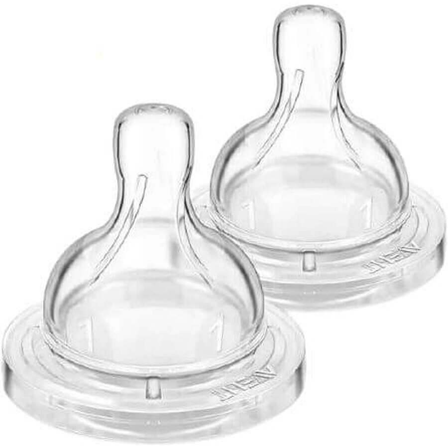 Philips Avent Soother Classic 1 hole, 0m+ 2 pcs