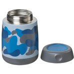 B. box Food mini thermos flask - camouflage blue 210 ml