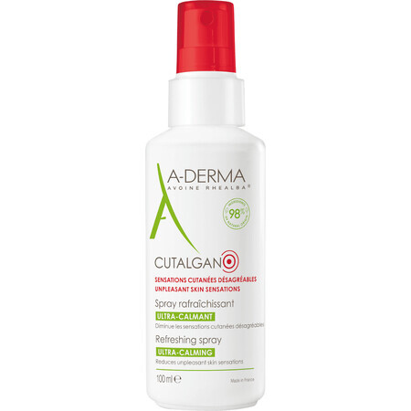 A-Derma Cutalgan Ultra-kalmerende verfrissende spray 100 ml