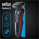 Braun Serie 5 51-R1000 Rood