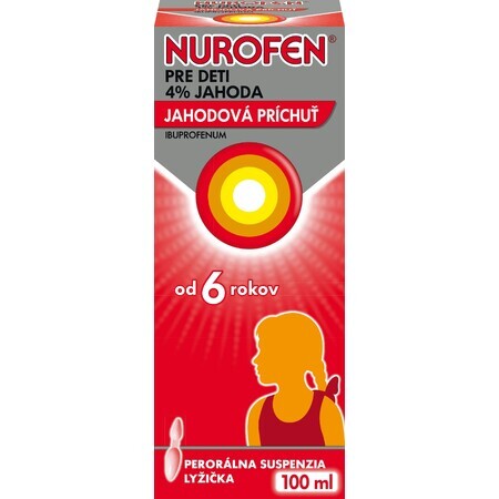 Nurofen 4% Erdbeere für Kinder 100 ml