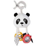 Canpol Kinder sensorische Kinder hängende Reise hängenden Panda Panda Spielzeug mit Clip BabiesBoo Clip