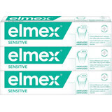 Elmex Sensitive toothpaste 3 x 75 ml