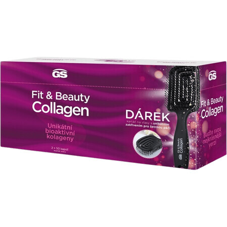 GS Fit&Beauty Collagen, 50+, Duopack mit Geschenkpackung 2 x 50 Kapseln