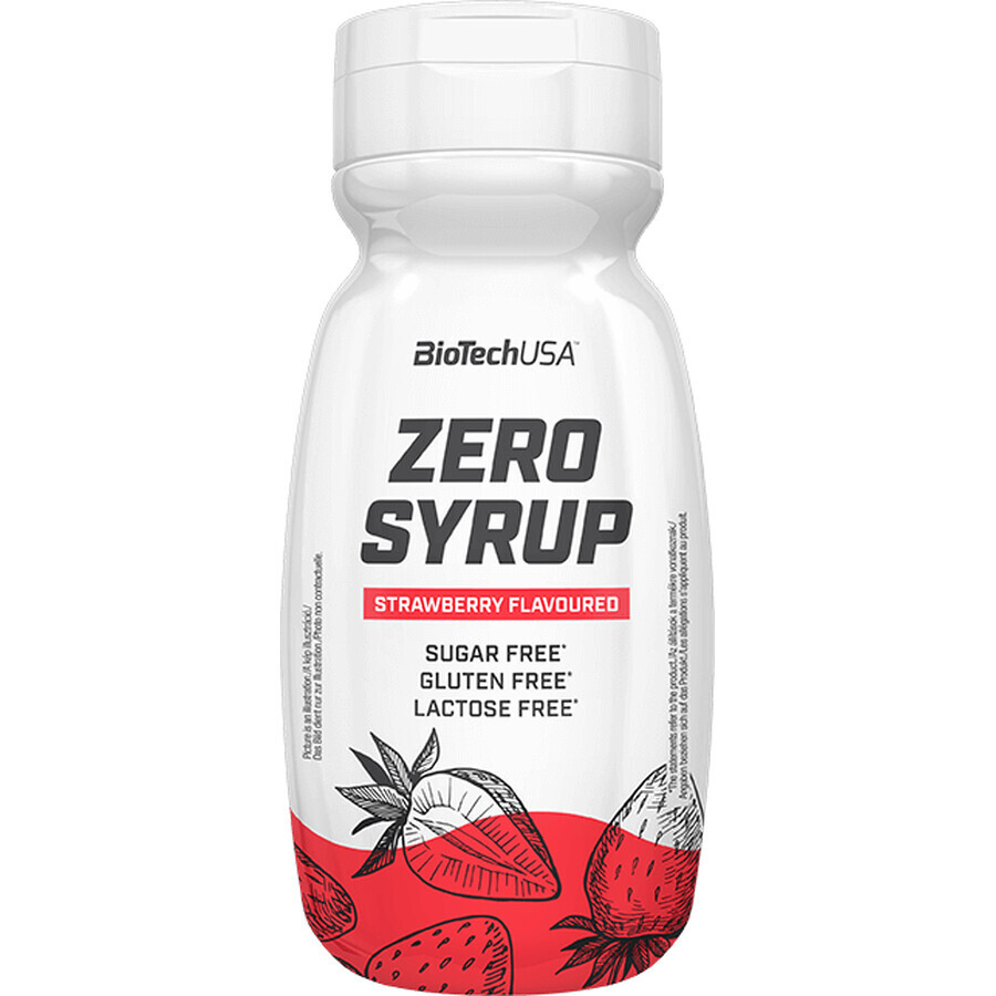 BiotechUSA Zero sirop, căpșuni 320 ml