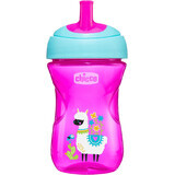 Chicco Chicco Advanced Cup mit Trinklerntasse mit rosa Mundstück 12m+ 266 ml