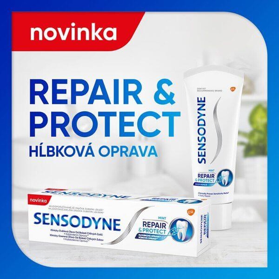 Sensodyne Repair & Protect toothpaste for sensitive teeth 3 x 75 ml