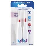 Elgydium Clinic Trio Compact - Trio von 4 Interdentalbürsten im Halter 6 Stück