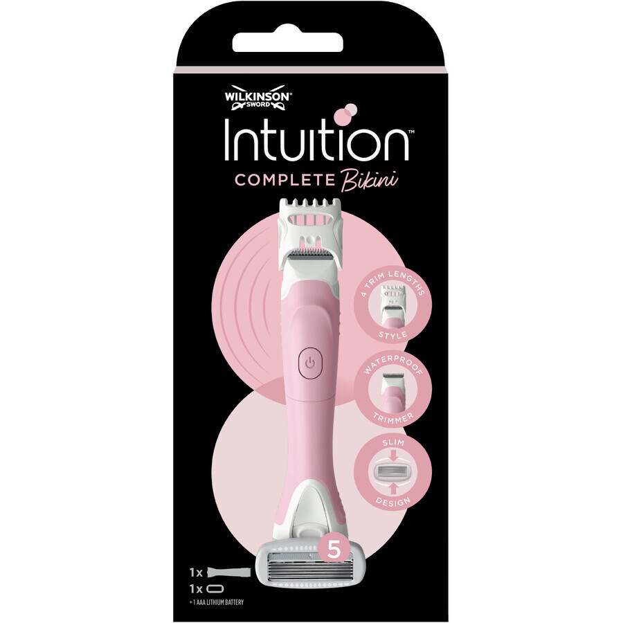 Wilkinson Wilkinson Sword Intuition Bikini-scheerapparaat compleet + vervangende scheerhoofden