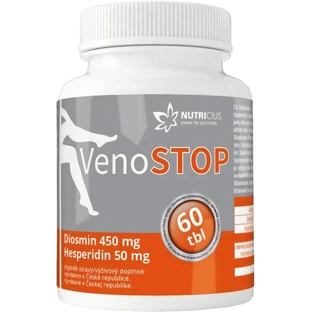 Nutricius VenoSTOP Diosmin 450 mg / Hesperidin 50 mg 60 Tabletten