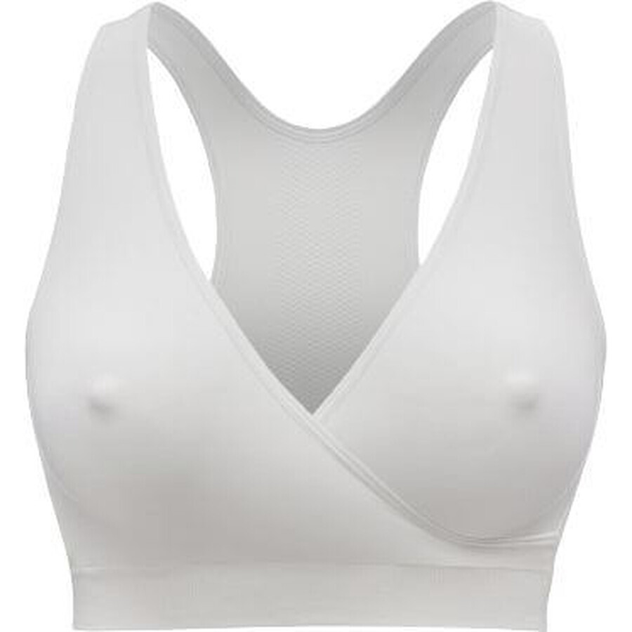 Maternity and nursing night bra Medela Keep Cool, white M