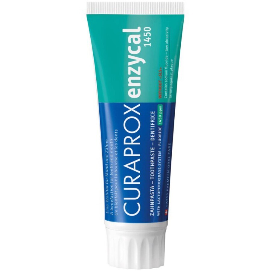 Curaprox Enzycal 1450 ppm toothpaste 75 ml