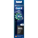 Oral-B Pro Cross Action cabezales negros 4 uds.