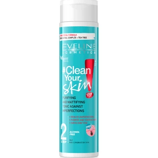 Eveline Cosmetics Pure Control SOS Tonic de curățare 200 ml