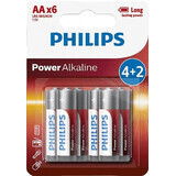 Philips LR6P6BP/10 Pilas 6 uds.