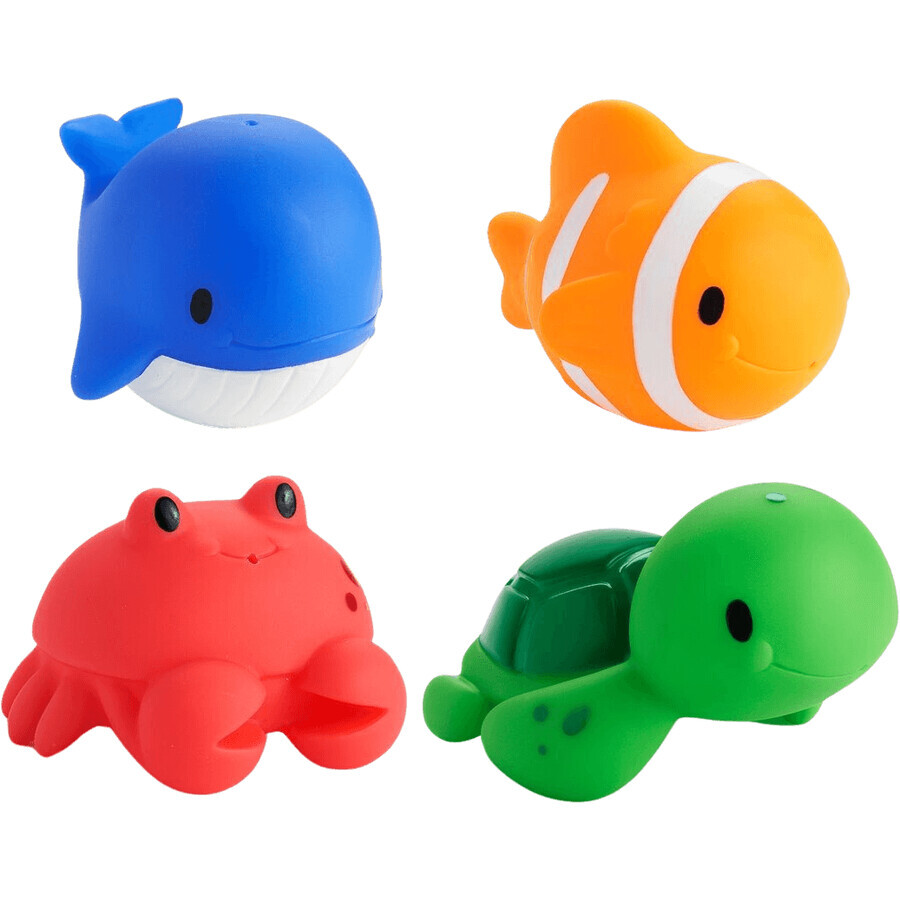 Munchkin Baño Splash Mascotas Océano 4 piezas