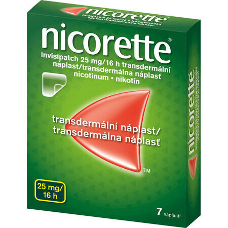 Nicorette invisipatch 25 mg/16 h cerotto transdermico 7 pz.