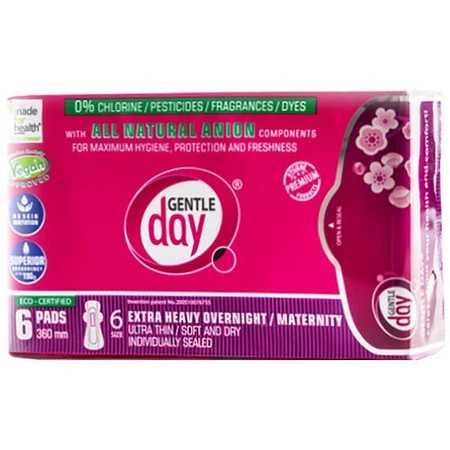 Gentle Day Pads postpartum extra saugfähig, 1 x 6 Stück