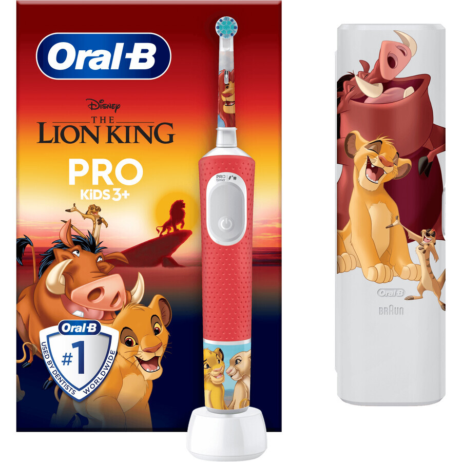 Oral-B Pro Kids elektrische tandenborstel met Lion King design