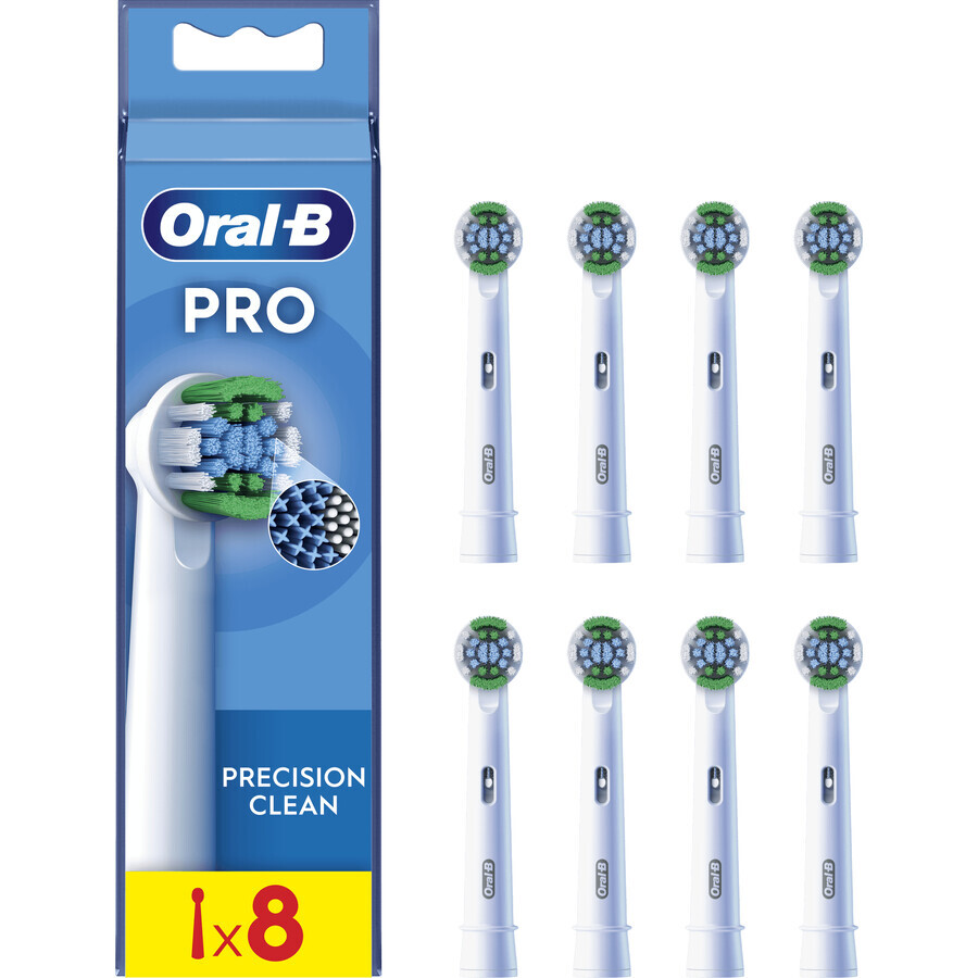 Oral-B Pro Precision Clean vervangingskoppen 8 stuks