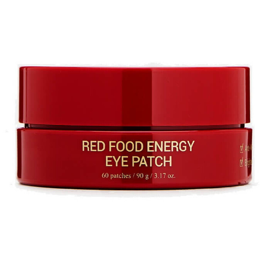 Red Food Energy Eye Strips, 60 Stück, Yadah