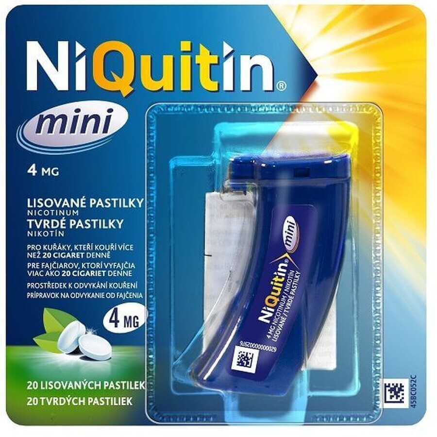 Niquitin Mini 4mg 20 pills