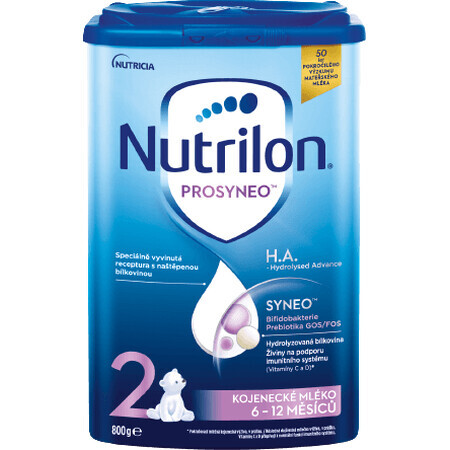 Nutrilon 2 Prosyneo PLV del Reino Unido. 7 meses 800 g