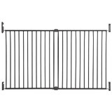 Dreambaby Safety Barrier Broadway with 2 extra wide panels gray