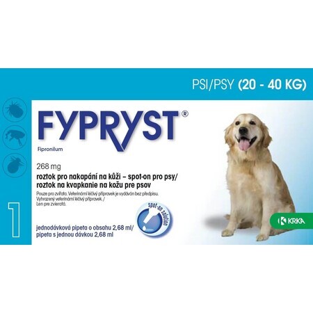 Fypryst Psy 20-40 kg Soluzione per gocciolamento cutaneo per cani 1 pz.