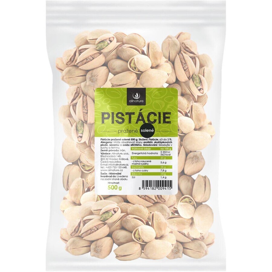 Allnature Pistaches salées 500 g