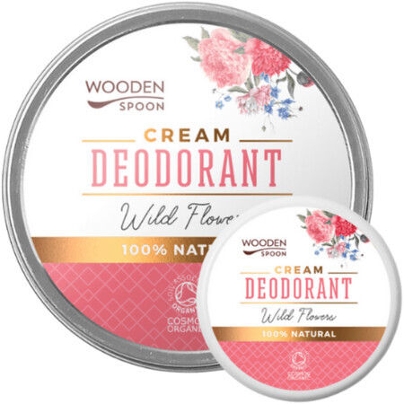 Wooden Spoon Deodorant Natural Cream Wild Flowers 60 ml