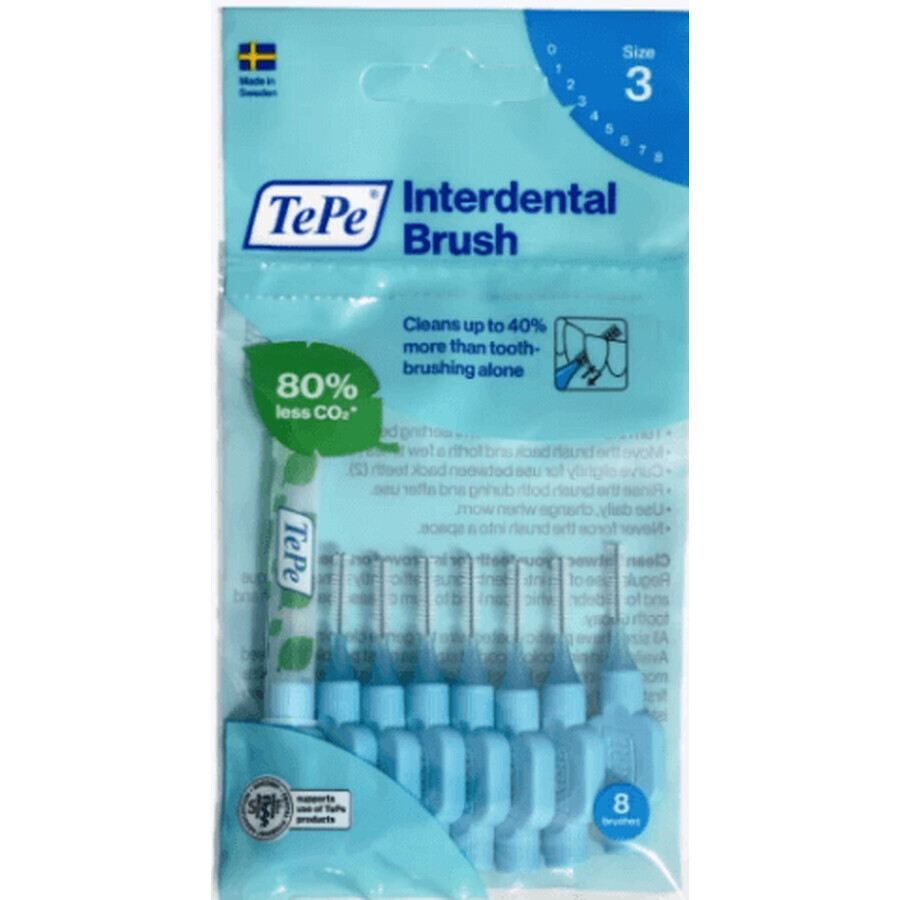 TePe Cepillos interdentales 0,6 mm 8 piezas