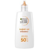 Garnier Ambre Solaire Super UV Dagelijkse Anti-Donkere Vlek Fluïde met Vitamine C en SPF 50+, 40 ml