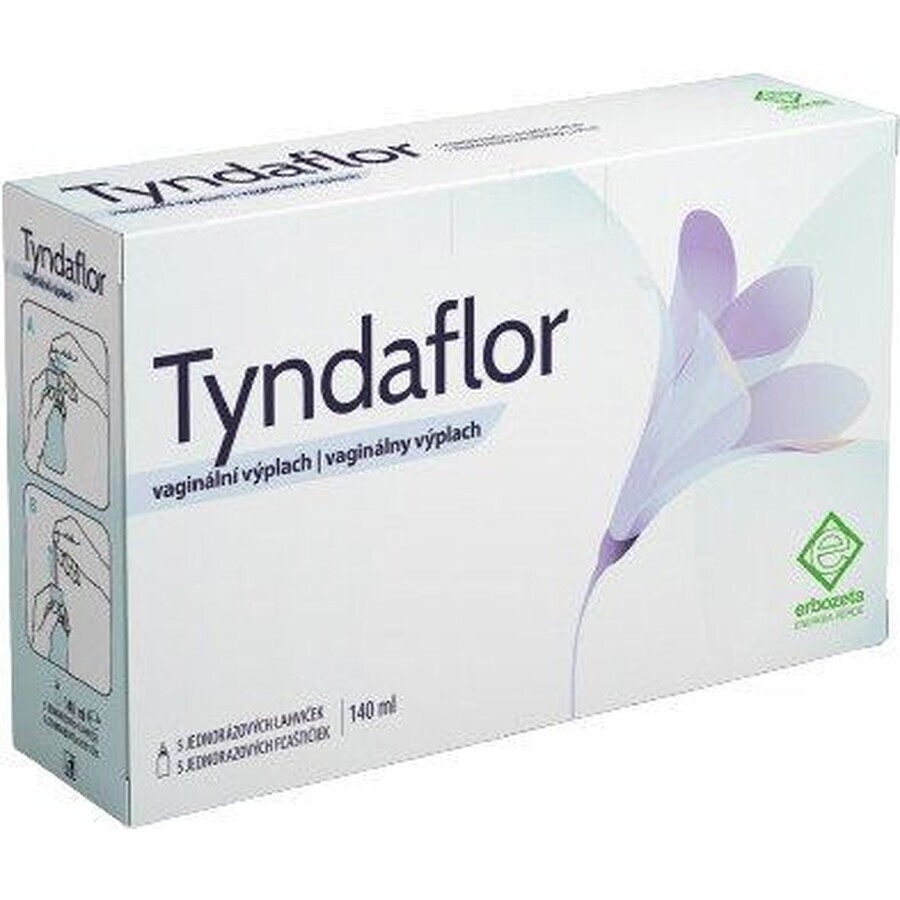 Tyndaflor Vaginalspülung 5 x 140 ml