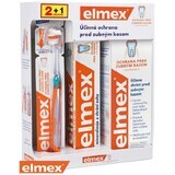 Elmex Caries Protection System - Toothbrush + toothpaste 75 ml + mouthwash 400 ml