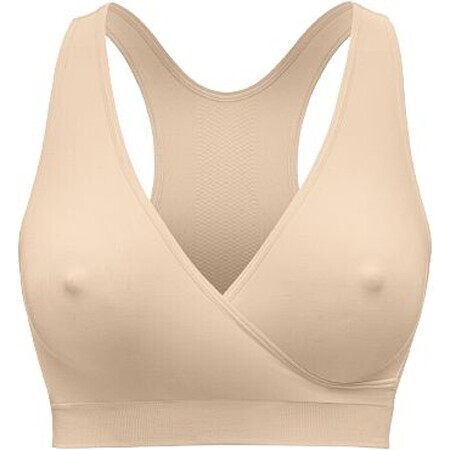 Reggiseno notturno per maternità e allattamento Medela Keep Cool, beige M